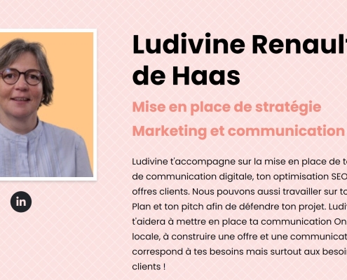 Ludivine formatrice chez Alfie