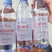 Bouteille Evian personnalisés
