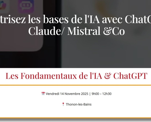 Formation chatGPT Claude