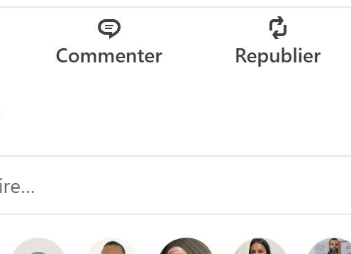 Impression post linkedin