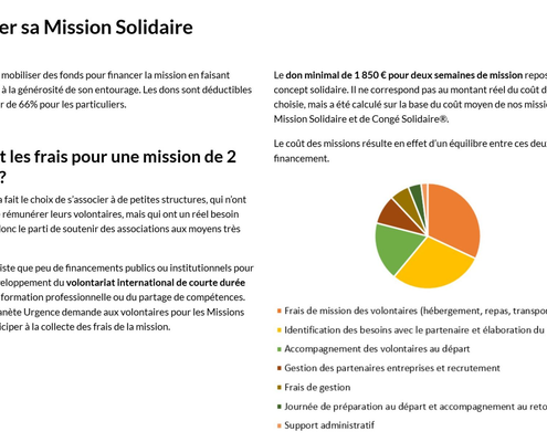 Financer mission