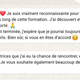Message remerciements